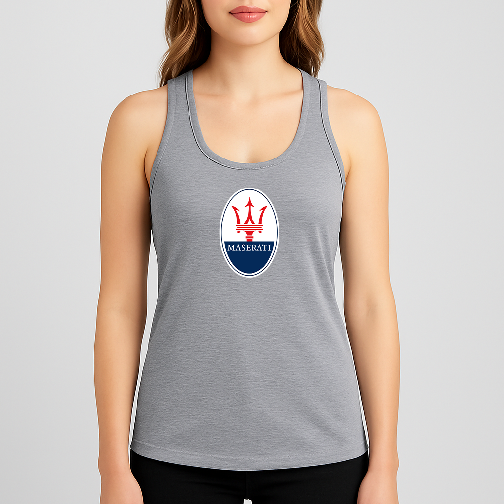 Women's Maserati Car Racerback Tank Top