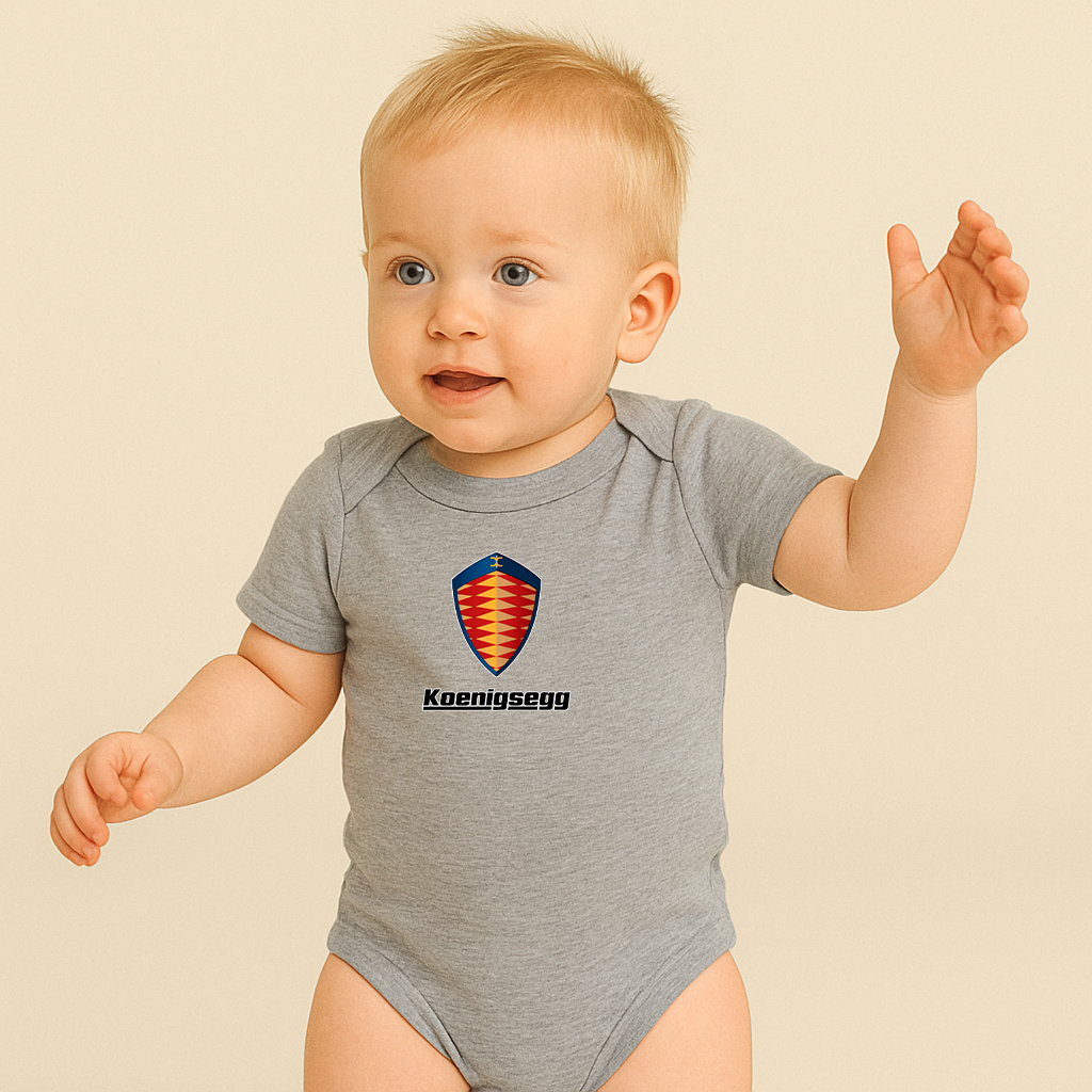 Koenigsegg Car Baby Romper Onesie