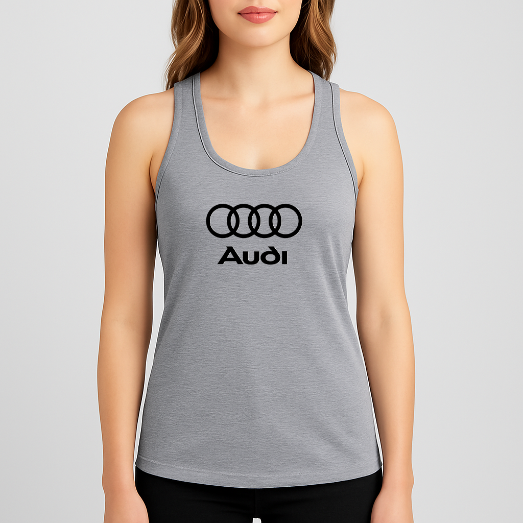 Women's Audi Motorsports Car Racerback Tank Top