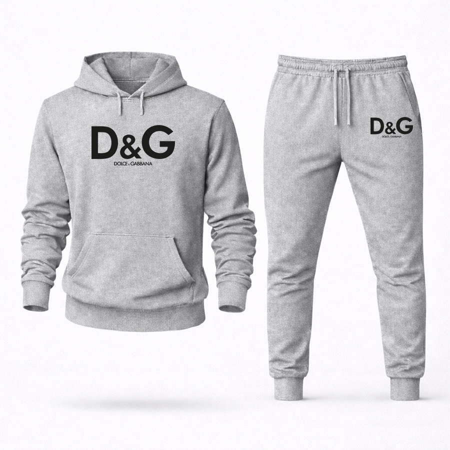 Men's Dolce and Gabbana Hoodie Joggers Set