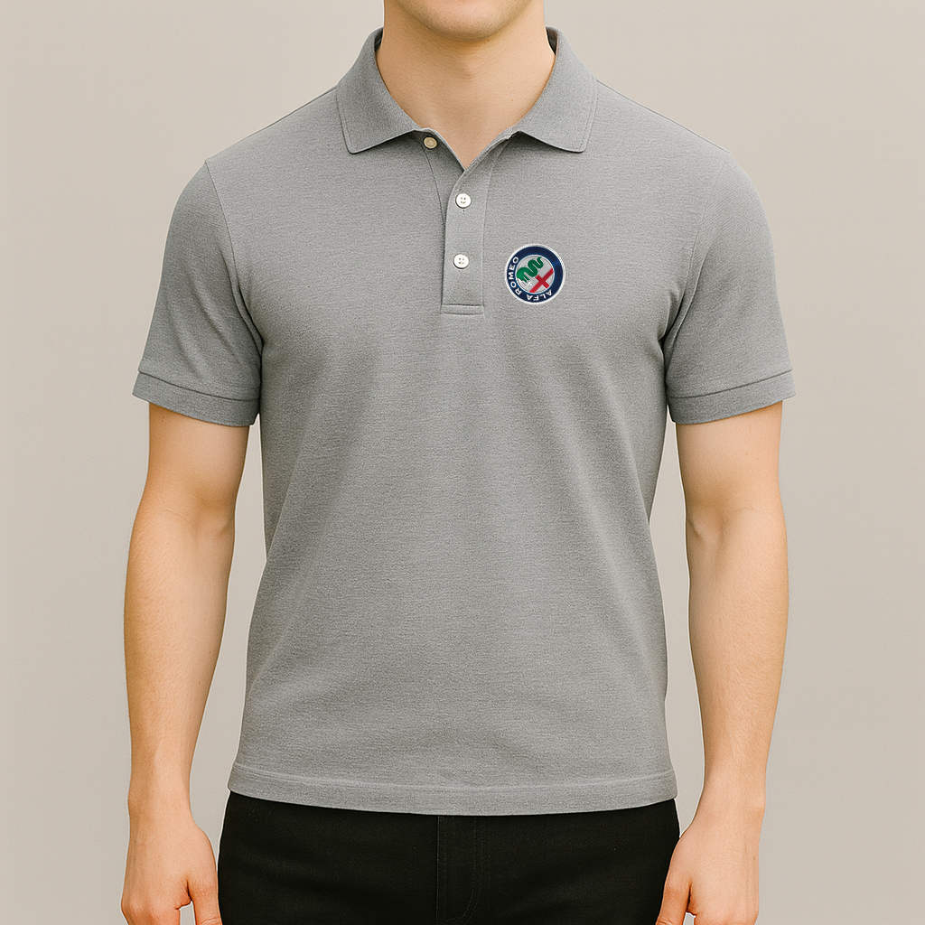 Men's Alfa Romeo Car Dry Blend Polo
