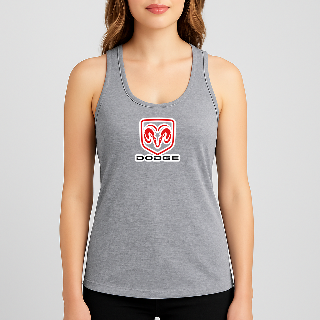 Women's Dodge Car Racerback Tank Top
