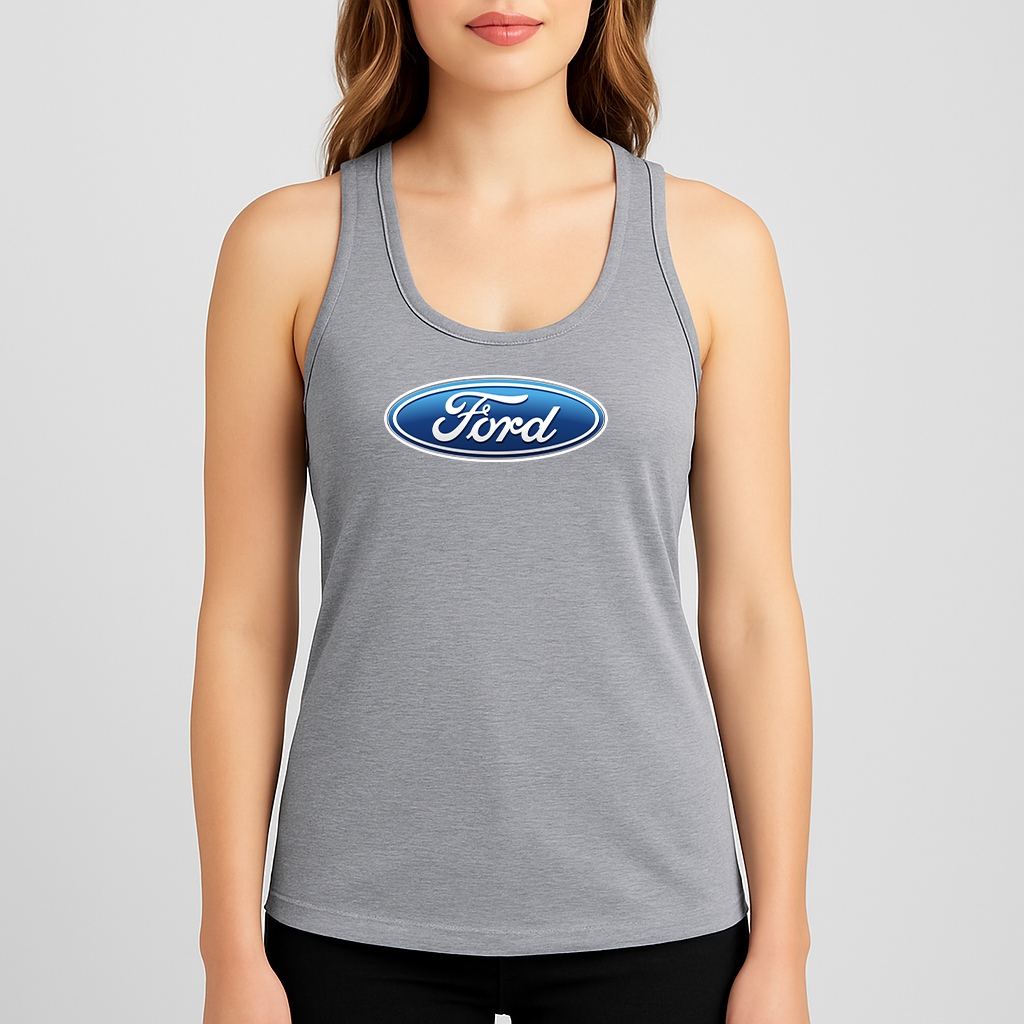 Women's Ford Car Racerback Tank Top
