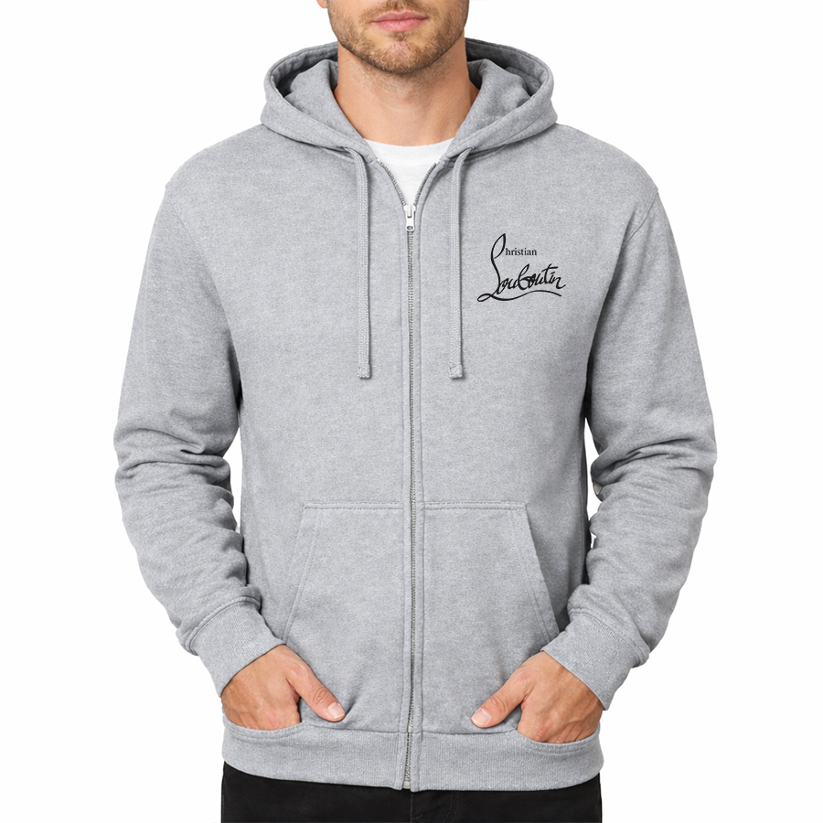 Men's Christian Louboutin Zipper Hoodie