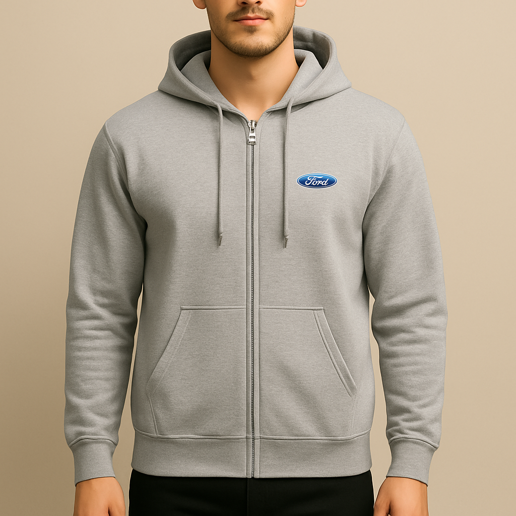 Men’s Ford Car Zipper Hoodie