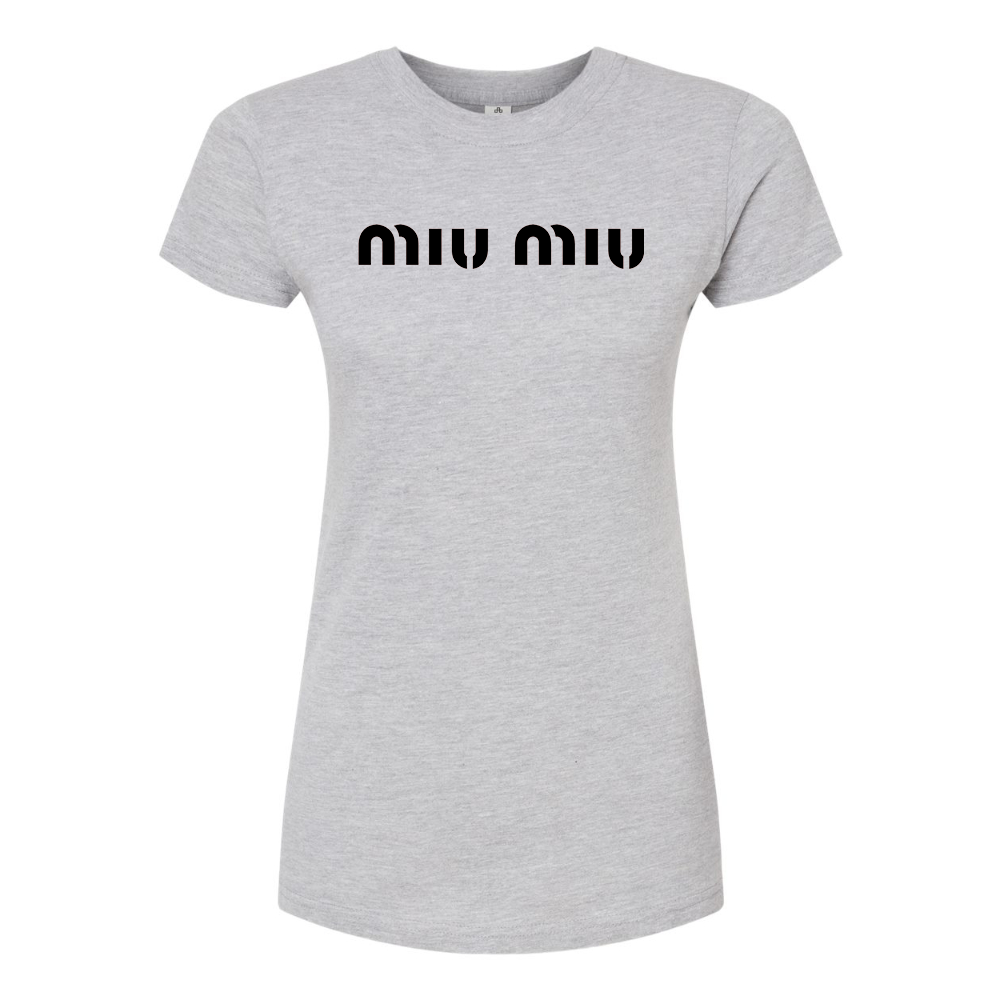 Women's Miu Miu Round Neck T-Shirt