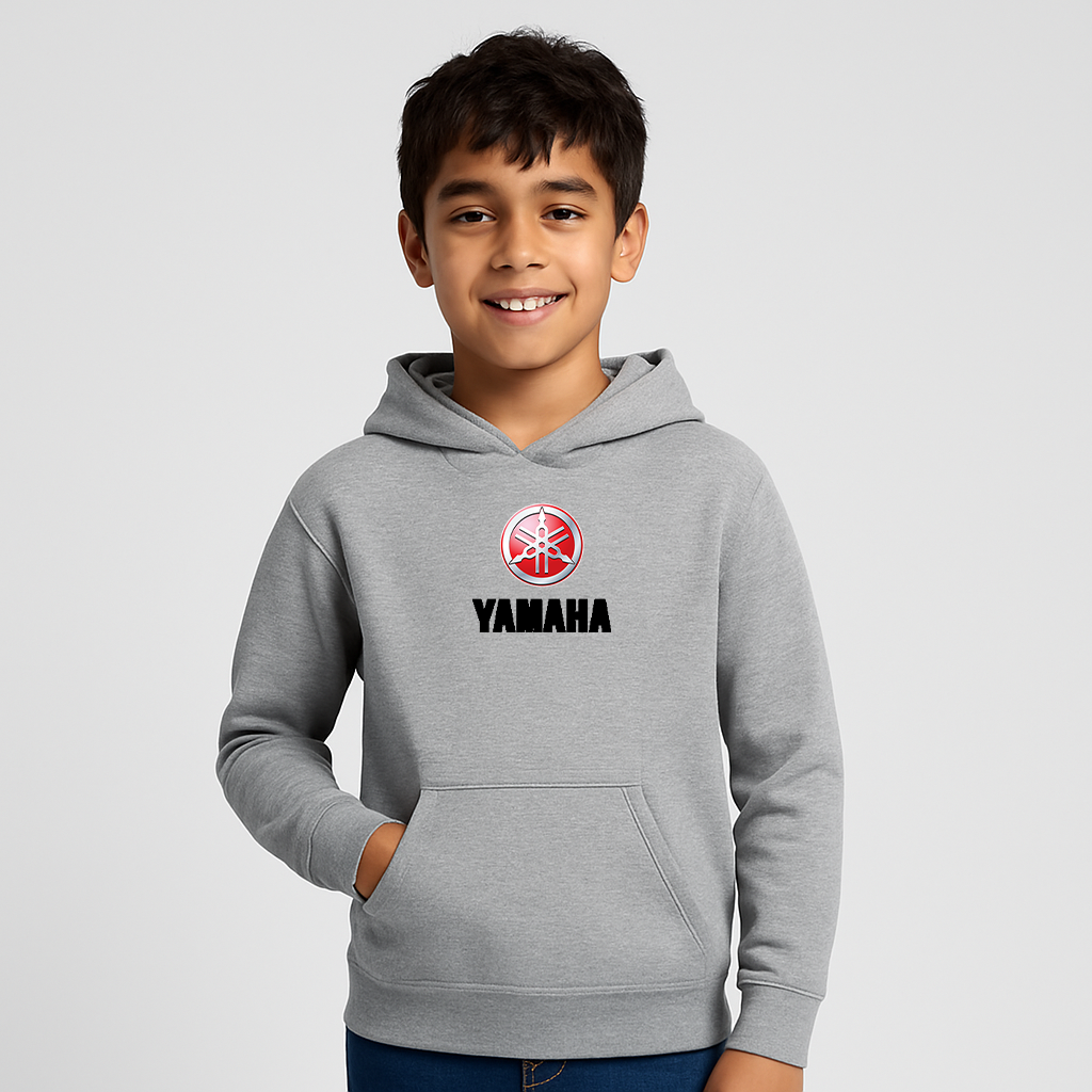 Youth Kids yamaha logo Pullover Hoodie