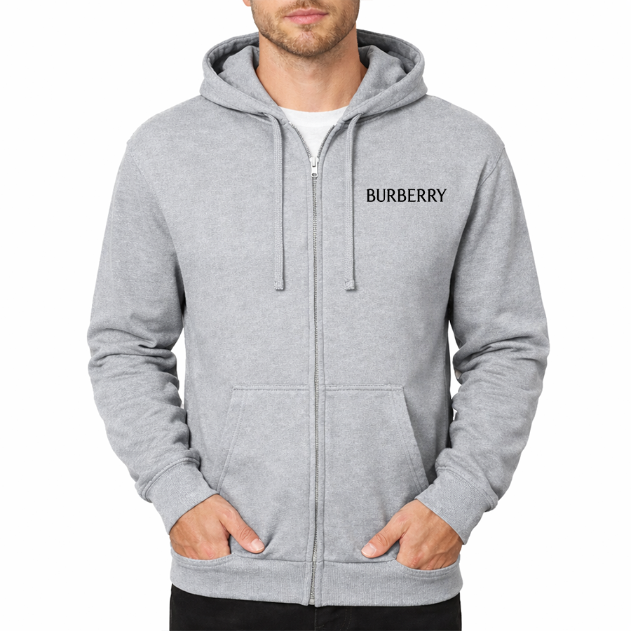 Men's Burberry Zipper Hoodie
