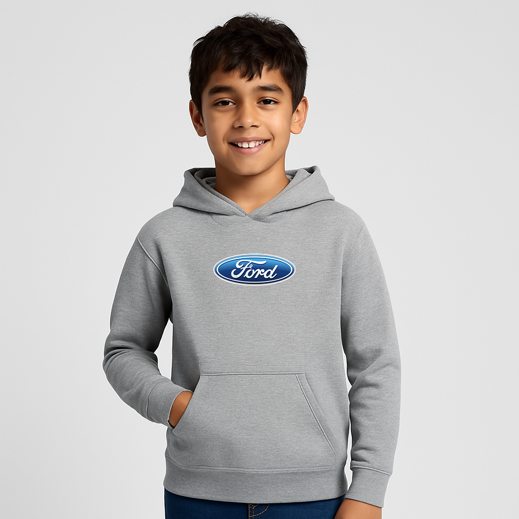 Youth Kids Ford Car Pullover Hoodie