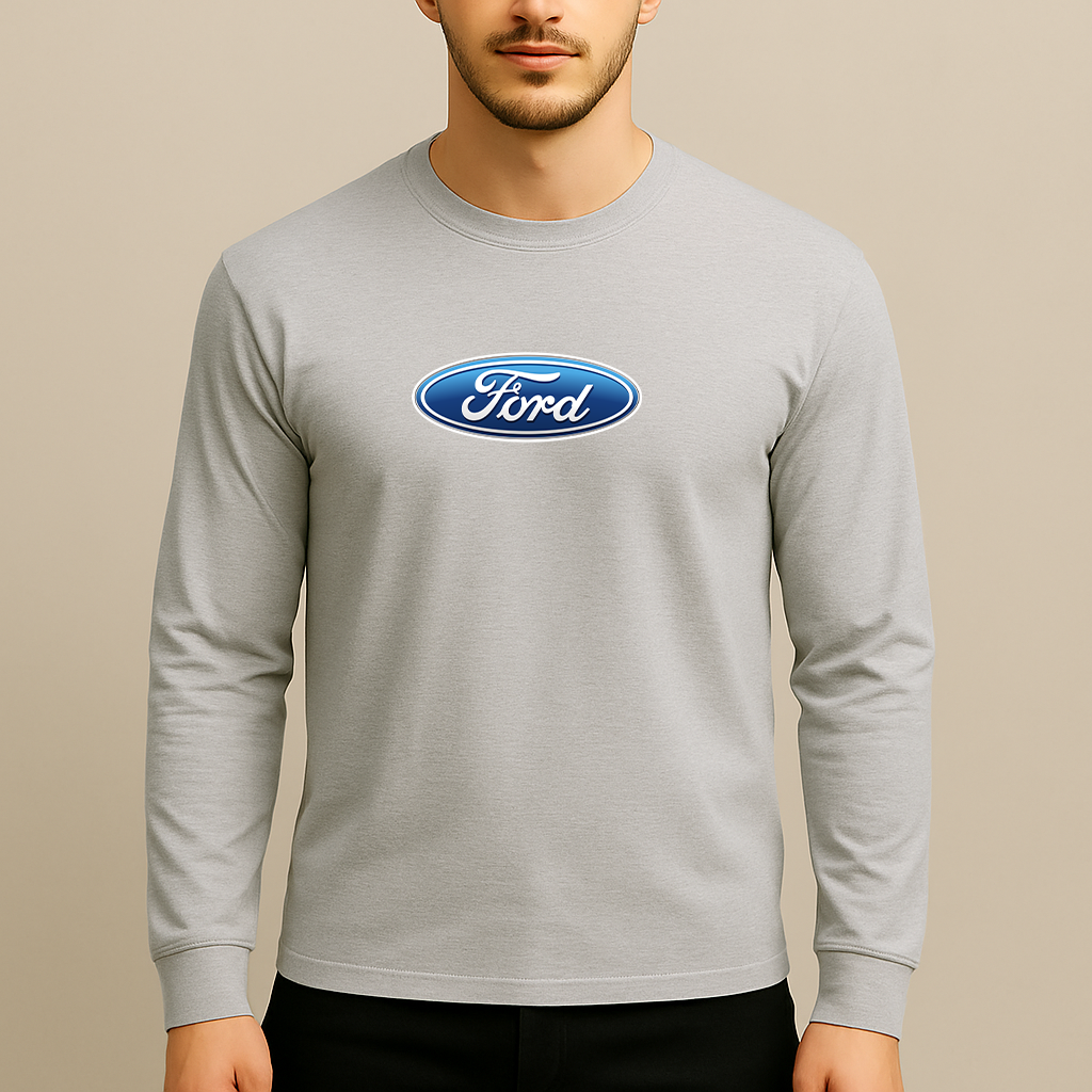 Men’s Ford Car Long Sleeve T-Shirt