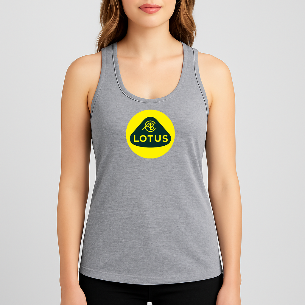 Women's Lotus Car Racerback Tank Top