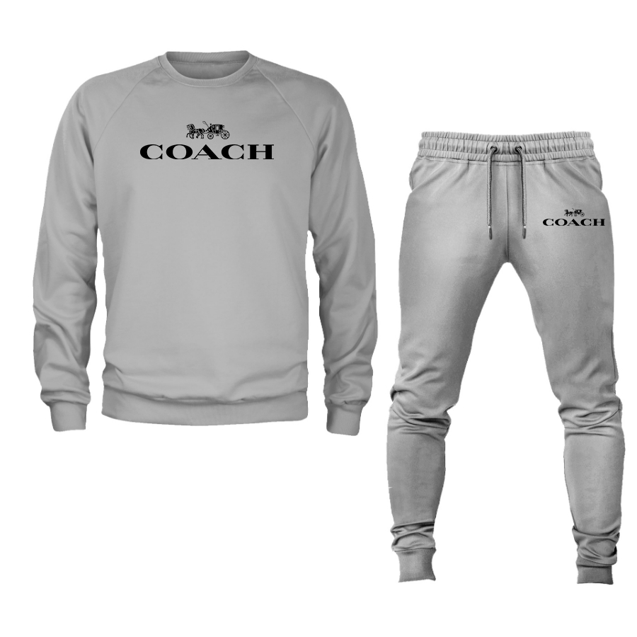 Men's Coach Crewneck Sweatshirt Joggers Suit