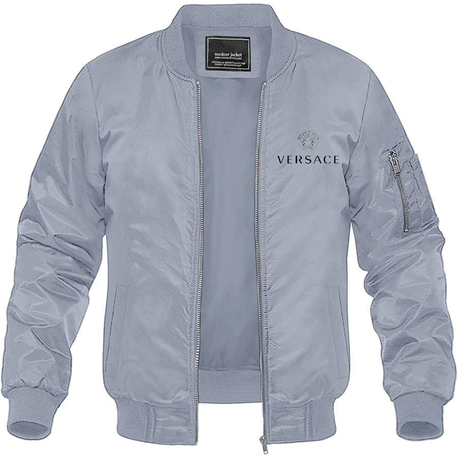 Men's Versace Lightweight Bomber Jacket Windbreaker Softshell Varsity Jacket Coat
