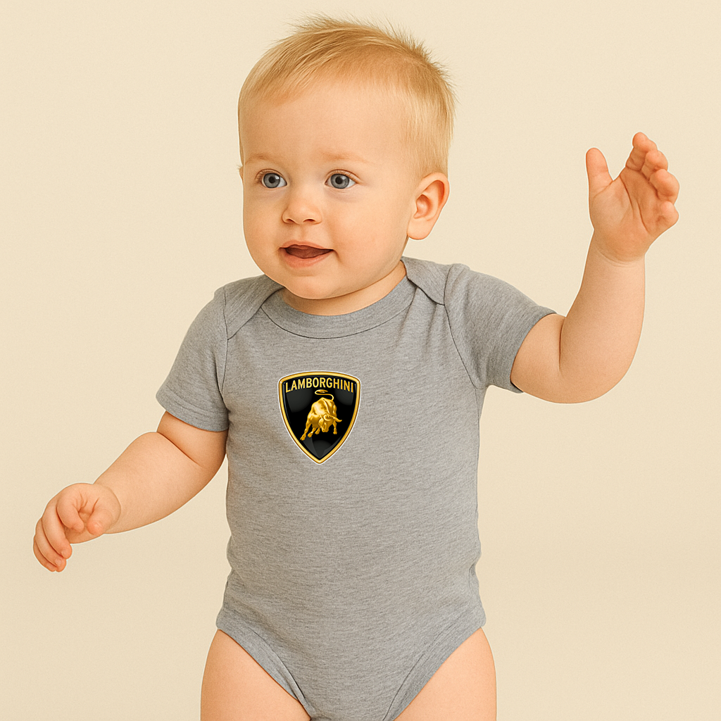 Lamborghini Car Baby Romper Onesie