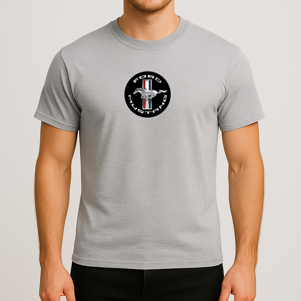 Men’s Ford Mustang Motorsport Supercars Cotton T-Shirt