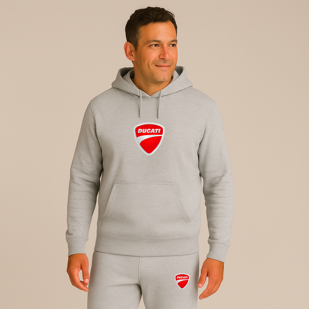 Men’s Ducati Motorcycle Hoodie Joggers Set