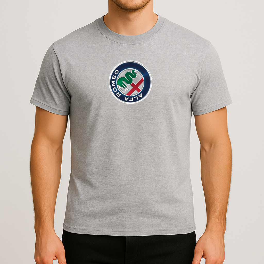 Men's Alfa Romeo Car Cotton T-Shirt