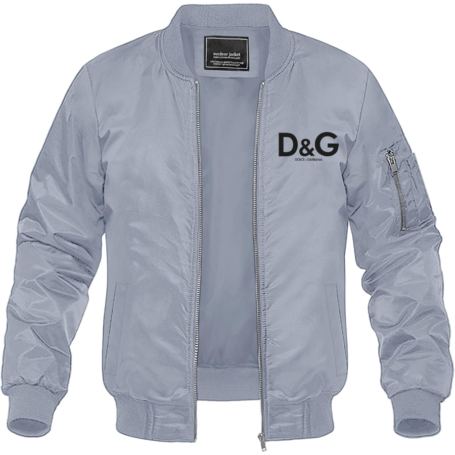 Men's Dolce and Gabbana Lightweight Bomber Jacket Windbreaker Softshell Varsity Jacket Coat