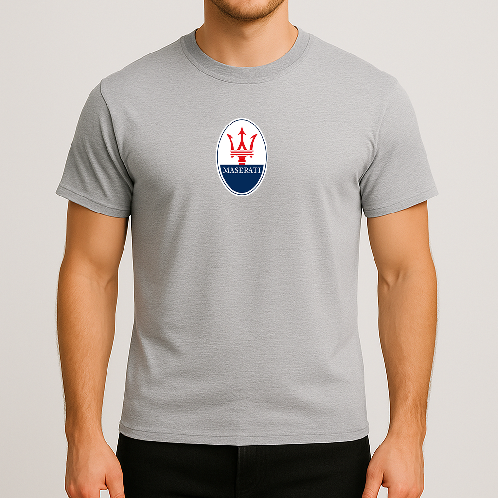 Men’s Maserati Car Cotton T-Shirt