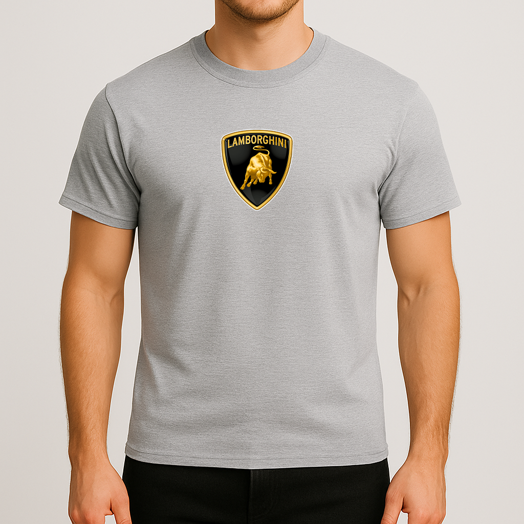 Men’s Lamborghini Car Cotton T-Shirt