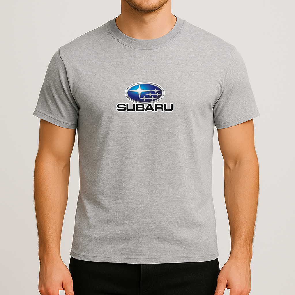 Men’s Subaru Car Cotton T-Shirt