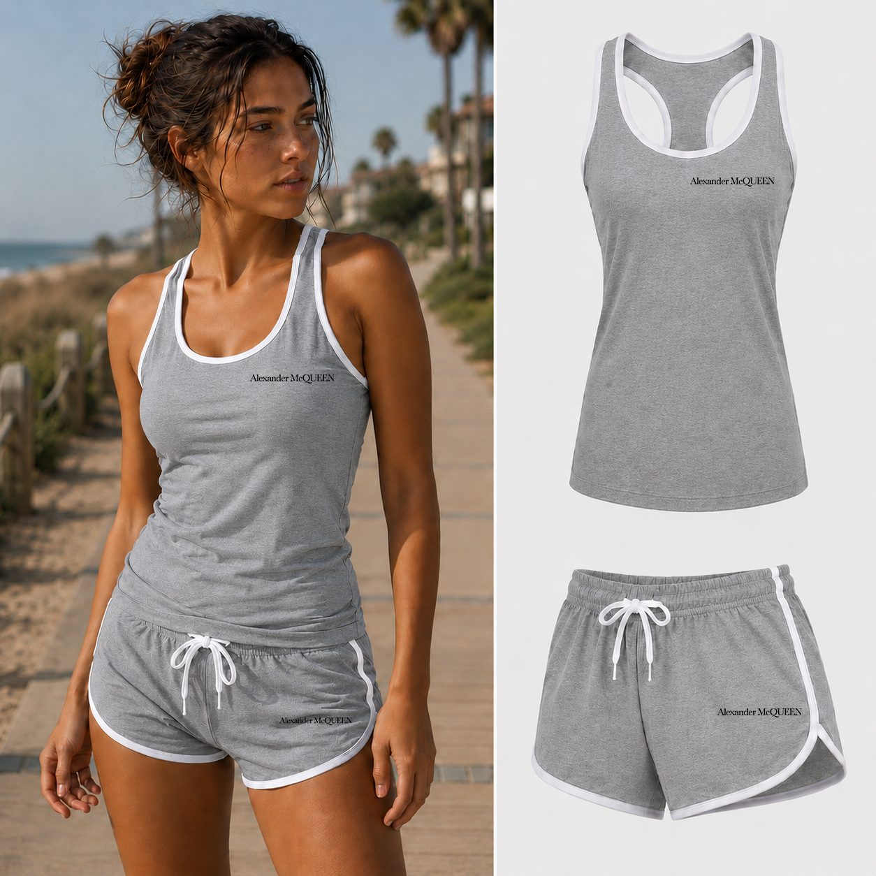 Women’s Alexander McQueen Tanktop and Shorts Set