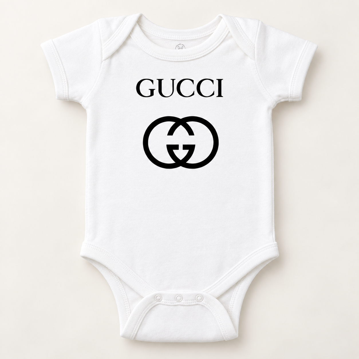 Gucci Baby Romper Onesie | Color: White | Image 1
