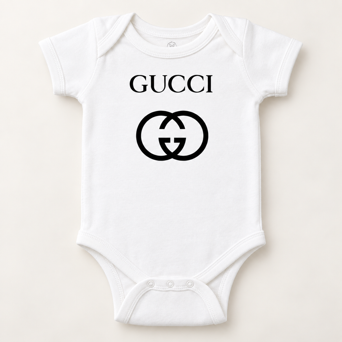 Gucci Baby Romper Onesie | Color: White | Image 1