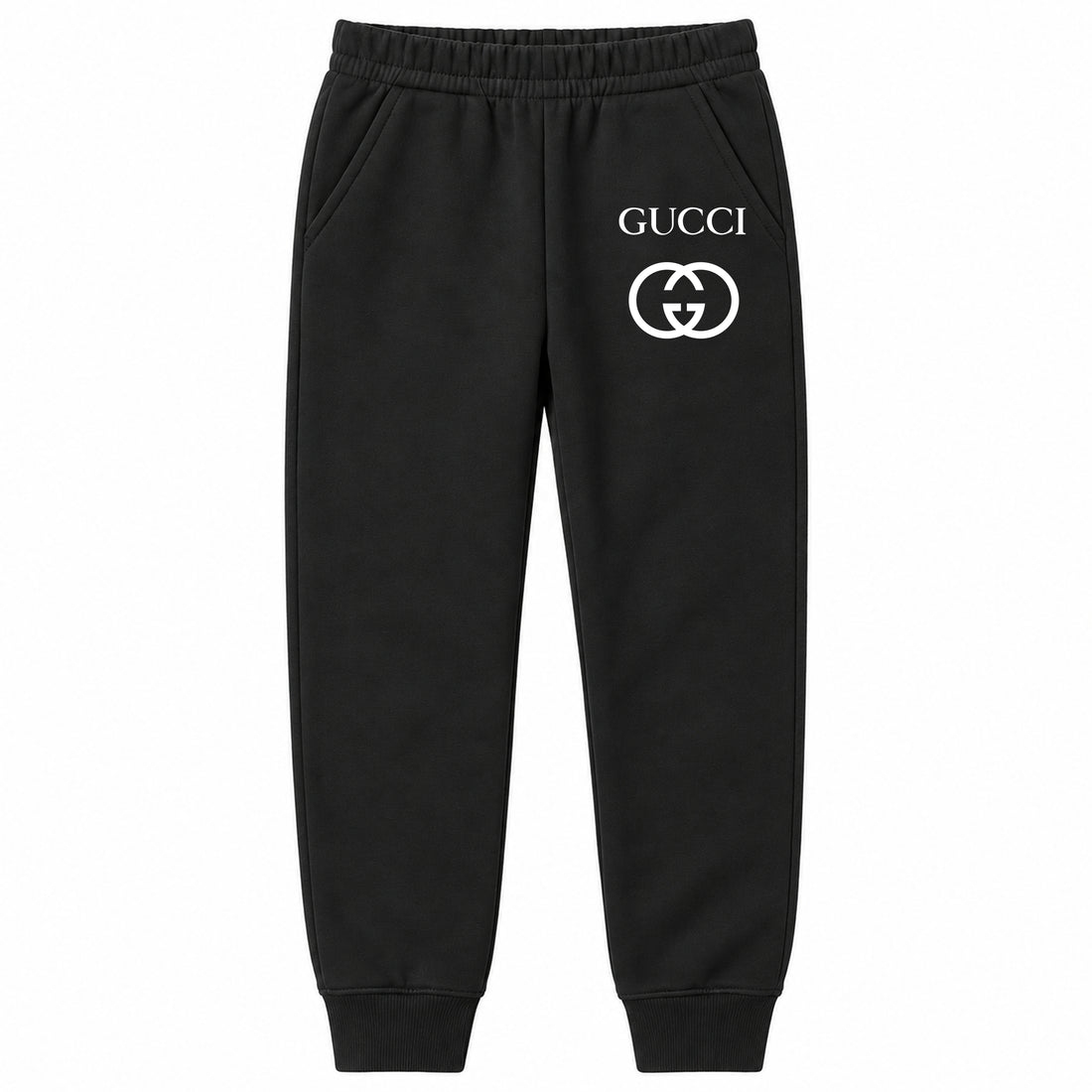 Gucci youth jogger sweatpants, Black, Youth Large ages 10–12