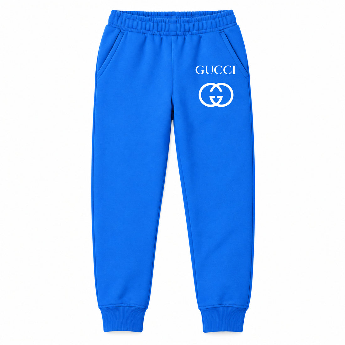 Gucci youth jogger sweatpants, Blue, Youth Large ages 10–12