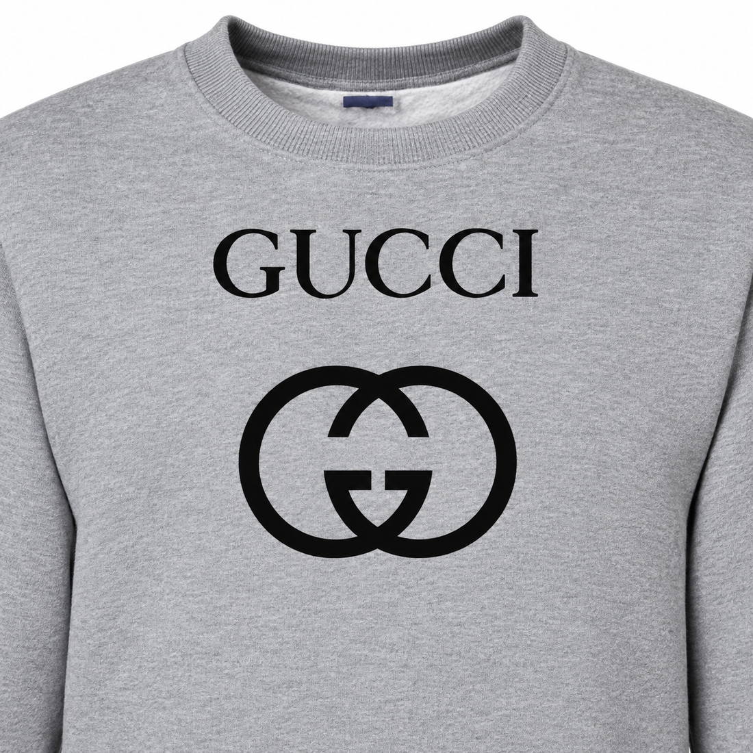 Men's Gucci Crewneck Sweatshirt - Grey - detail