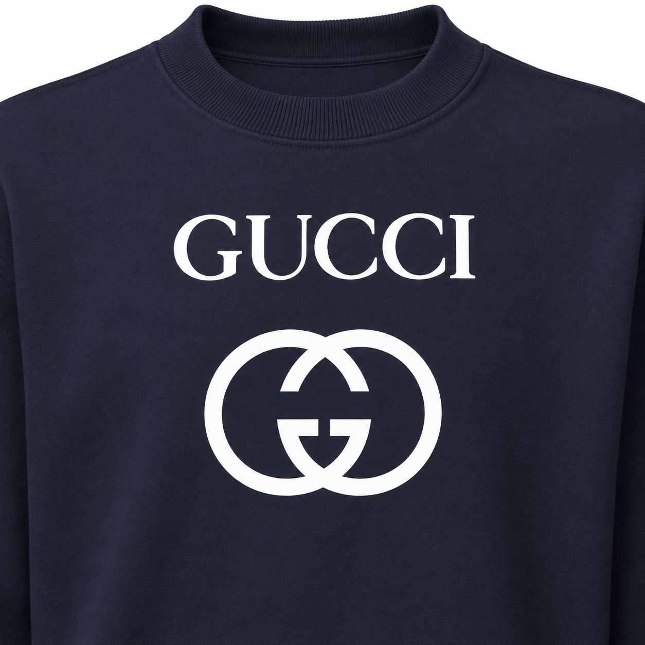 Men's Gucci Crewneck Sweatshirt - Navy - detail