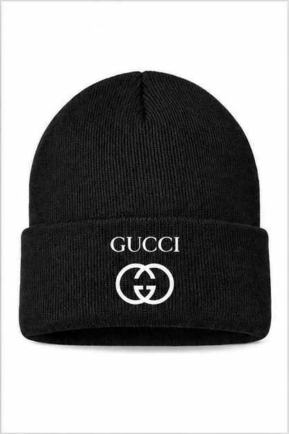 Gucci Cuffed Beanie Hat | Color: Black | Image 1
