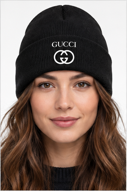 Gucci Cuffed Beanie Hat | Color: Black | Image 4