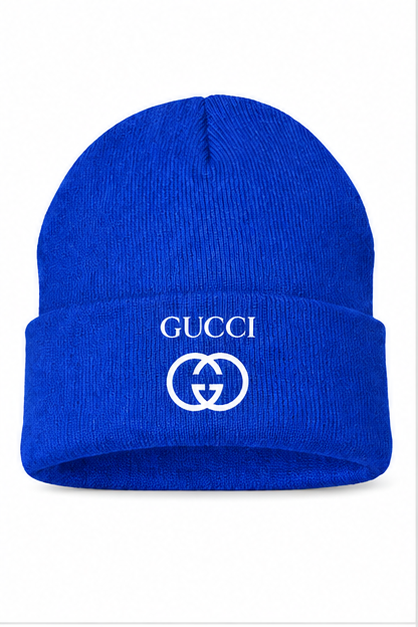 Gucci Cuffed Beanie Hat | Color: Blue | Image 1