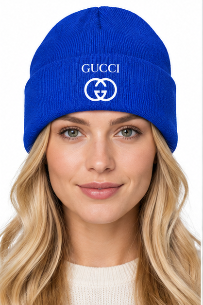 Gucci Cuffed Beanie Hat | Color: Blue | Image 4