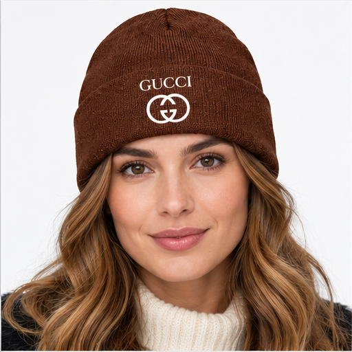 Gucci Cuffed Beanie Hat | Color: Brown | Image 4