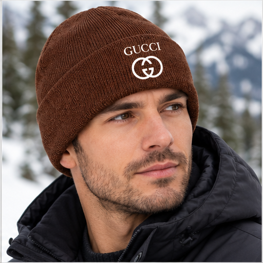 Gucci Cuffed Beanie Hat | Color: Brown | Image 5