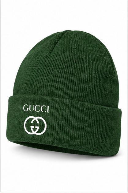 Gucci Cuffed Beanie Hat | Color: Forest Green | Image 2