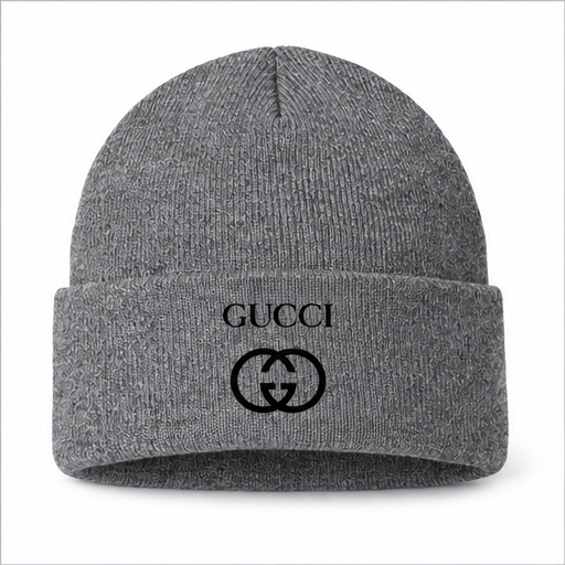 Gucci Cuffed Beanie Hat | Color: Gray | Image 1