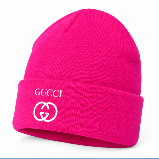 Gucci Cuffed Beanie Hat | Color: Hot Pink | Image 2