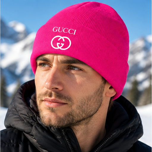 Gucci Cuffed Beanie Hat | Color: Hot Pink | Image 5