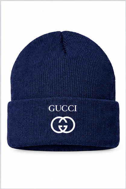 Gucci Cuffed Beanie Hat | Color: Navy | Image 1