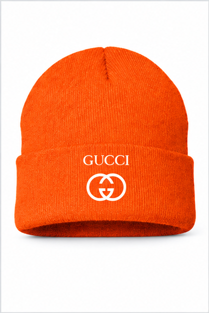 Gucci Cuffed Beanie Hat | Color: Orange | Image 1