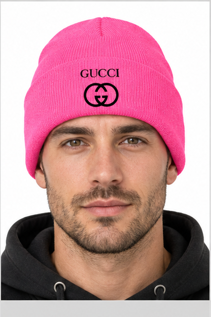 Gucci Cuffed Beanie Hat | Color: Pink | Image 3