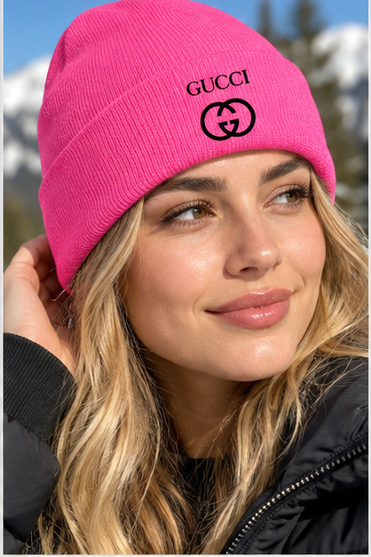 Gucci Cuffed Beanie Hat | Color: Pink | Image 5