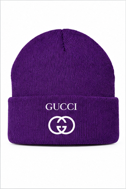 Gucci Cuffed Beanie Hat | Color: Purple | Image 1