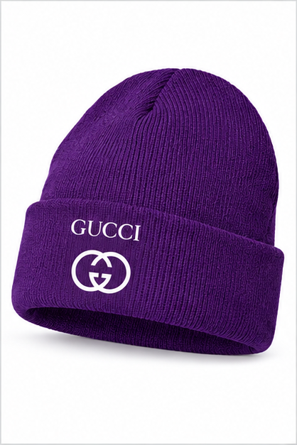 Gucci Cuffed Beanie Hat | Color: Purple | Image 2