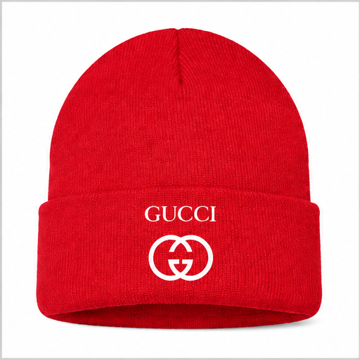 Gucci Cuffed Beanie Hat | Color: Red | Image 1