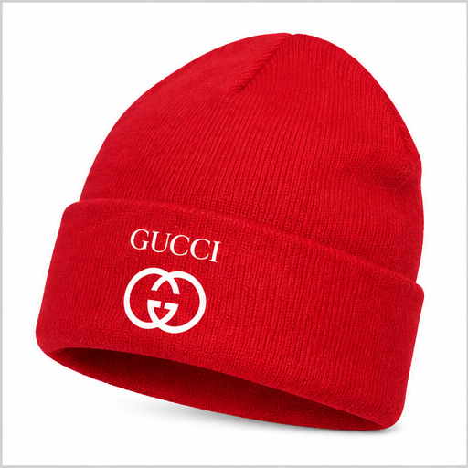 Gucci Cuffed Beanie Hat | Color: Red | Image 2